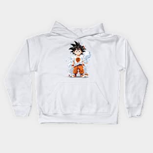 Cute Cartoon Dog Goku, Anime Character Kids Hoodie